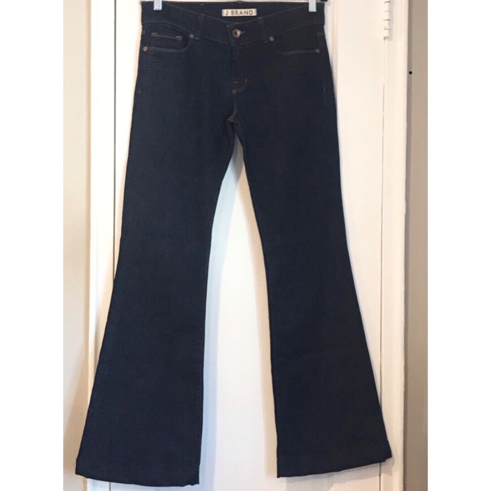 JBrand Love Story Dark-wash Bell Bottoms